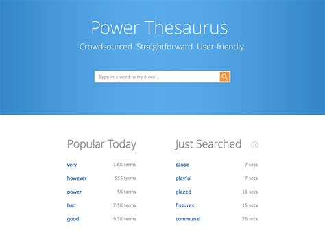 powerthesaurus|create power thesaurus.